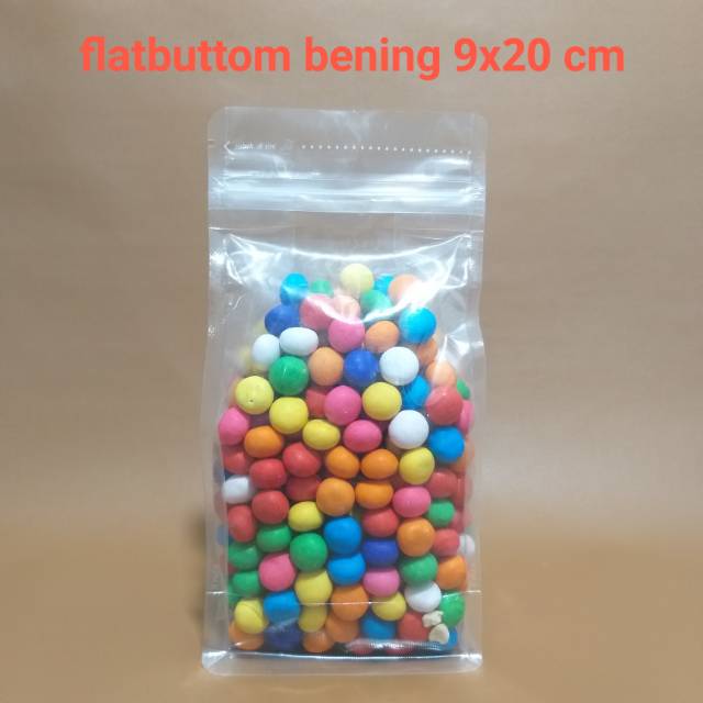 

Kemasan flatbuttom bening 9x20 cm