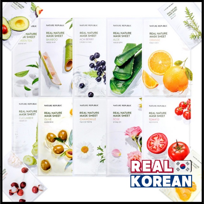 Nature Republic Real Nature  Mask Sheet 23ml