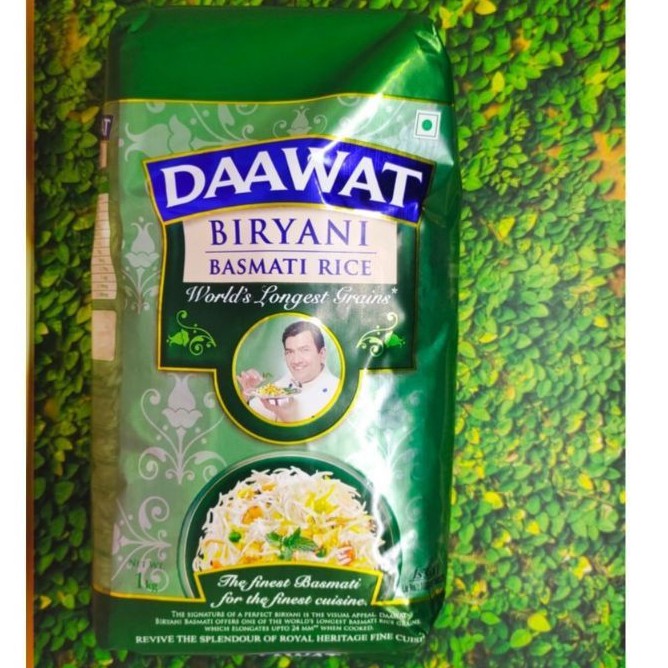 

BERAS DAAWAT BRIYANI 1 KG BASMATI RICE UNTUK NASI BRIYANI BIRYANI KABSA MANDHI