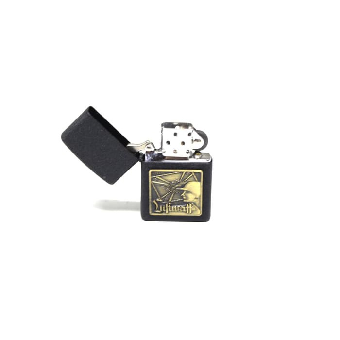 KOREK API ZIPPO SET + MINYAK ZIPPO 2352-2 HITAM BLACK, MANCIS PEMANTIK