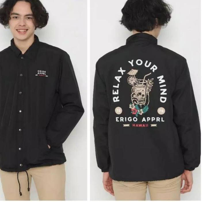 ❉ Jaket Coach Erigo // Jaket Pria CJ Erigo // Sweater jacket bandung // Jaket Erigo Apparel ⅎ