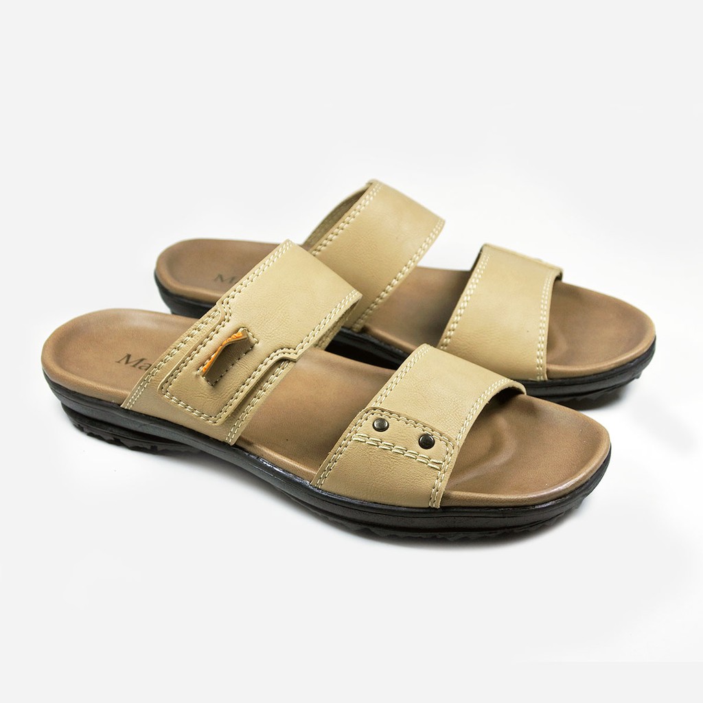 Mascotte LOMALA Sandal Pria 995.030 [ Hitam dan Cream ] / Ramayana Jatinegara