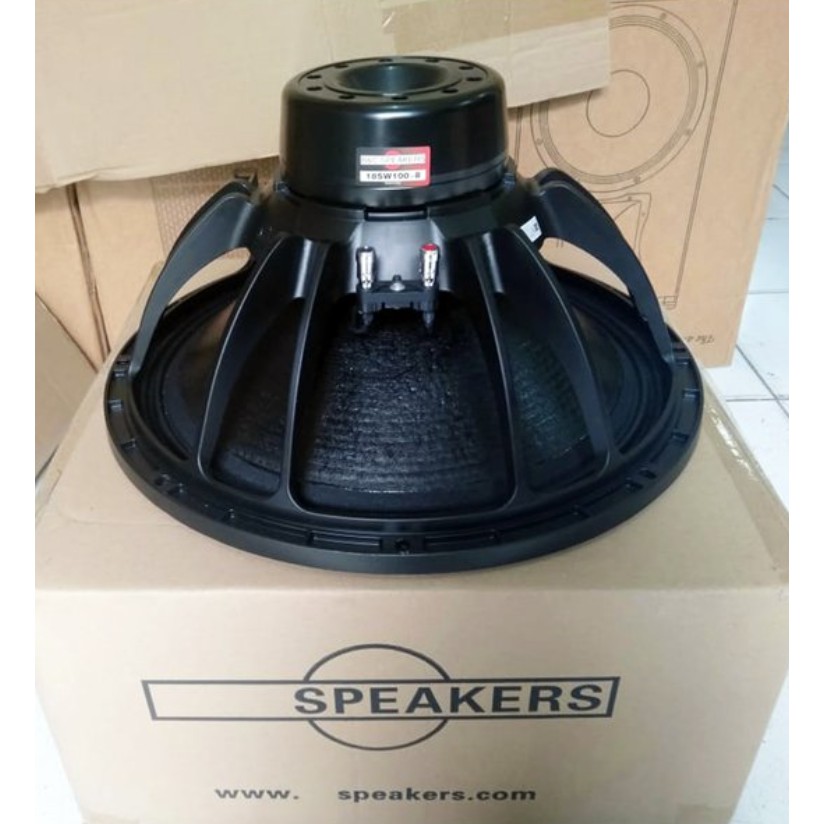 speaker Komponen 18 SW 100 Subwofer Neo magnet 18 inci 18in B&amp;C 18SW100