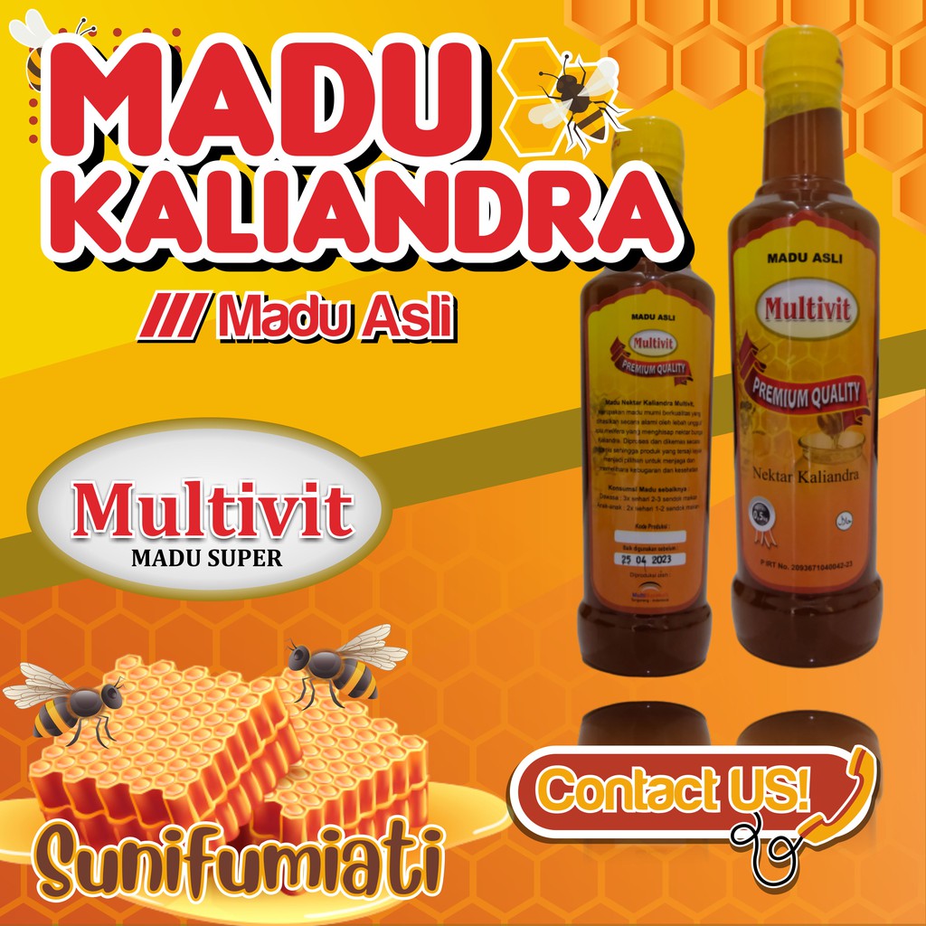 

Madu Multivit Kaliandra 500gr | Madu Asli 100% Madu Murni 100%
