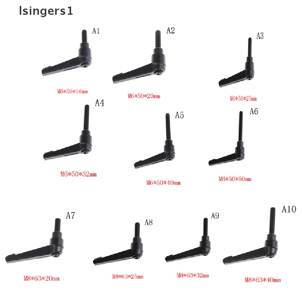 (lsingers1) M6 M8 M10 Clamping Lever / Gagang Knob Pengunci Adjustable