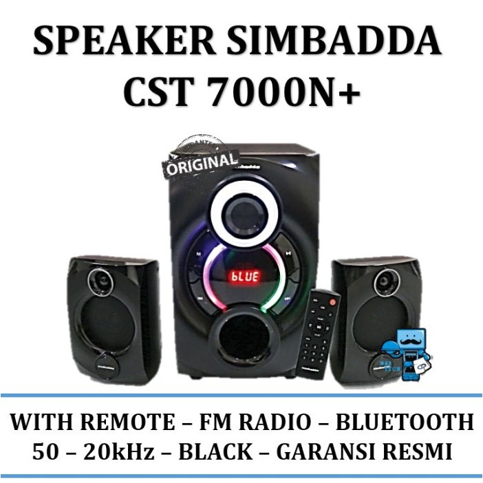 Speaker Simbadda CST 7000N+ / Fm Radio / Bluetooth / Black / MIC