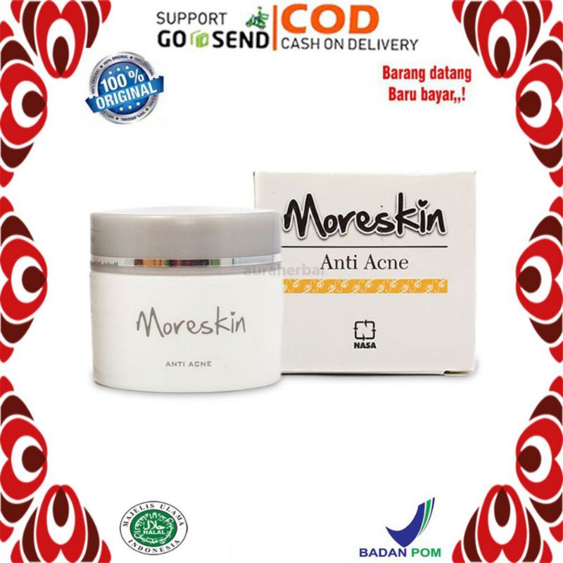 MORESKIN ANTI ACNE NASA - PENGHILANG JERAWAT - PENGHILANG BOPENG - PENGHILANG BEKAS JERAWAT