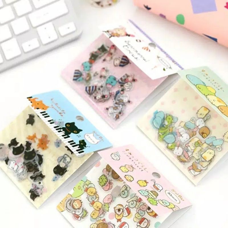 

GAEKOPEDIA || Stiker PET motif lukisan lucu untuk dekorasi diary / planner / notebook / scrapbook