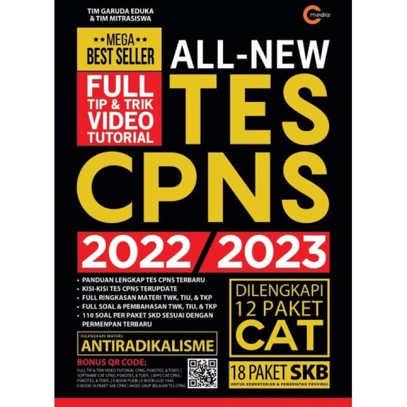 Buku All New Tes CPNS 2022/2023 + CD - Tim Garuda Eduka & Indra Prima-0