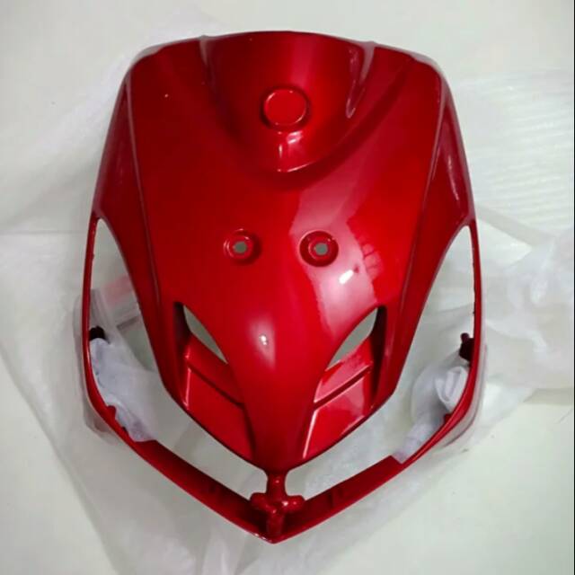 Cover tameng body depan mio sporty mio smile merah maron