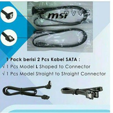 Kabel sata 3.0 / Kabel data sata jepit Original