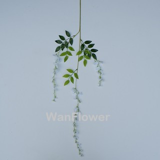 WANFlower Bunga  Juntai  Wisteria X3K PUTIH perTangkai 