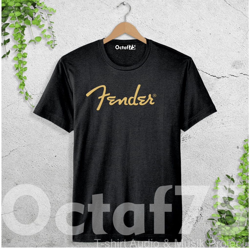 Kaos gitar fender/baju gitaris/kaos musisi/pakaian pria/wanita