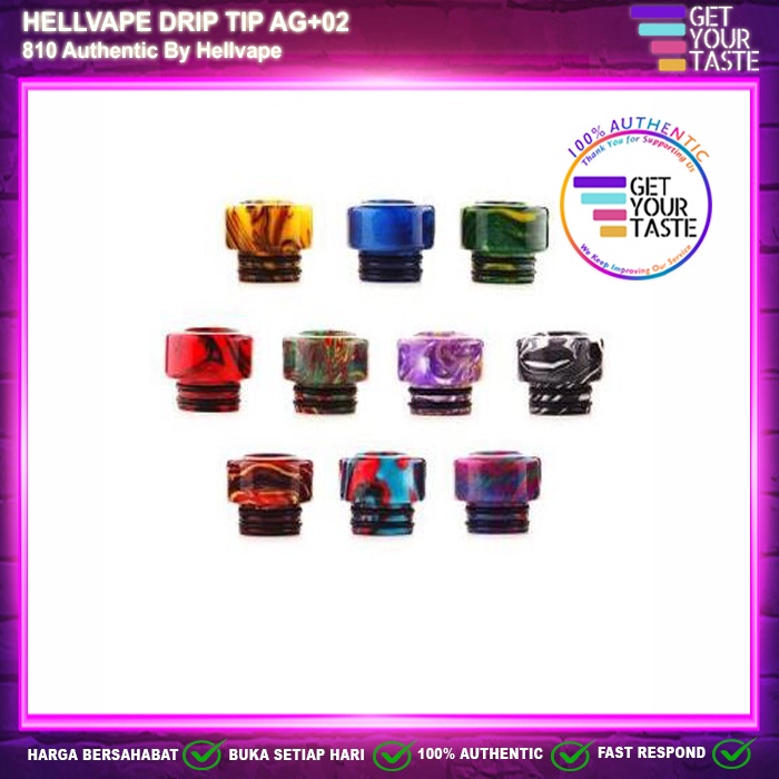 Hellvape Drip Tip AG+02 810 Authentic by Hell Vape