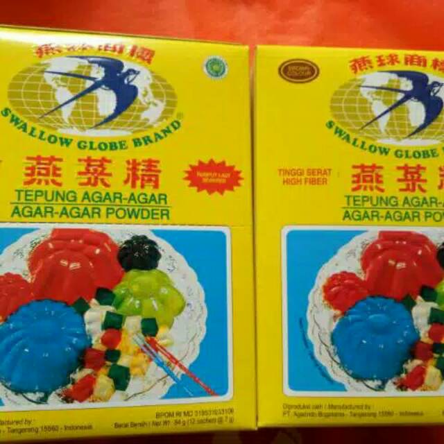 

Agar agar swallow globe