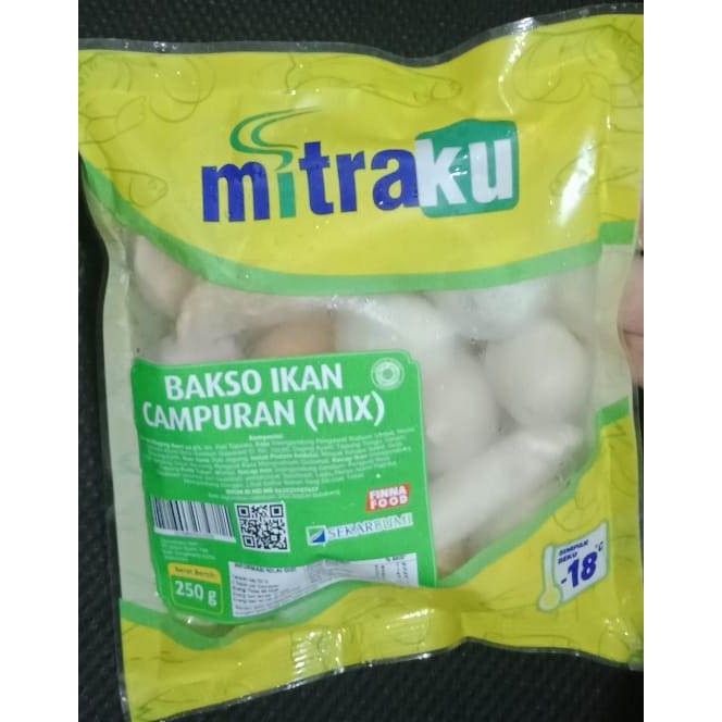 MITRAKU BASO IKAN MIX 250 GR / BASO IKAN / FISH BALL