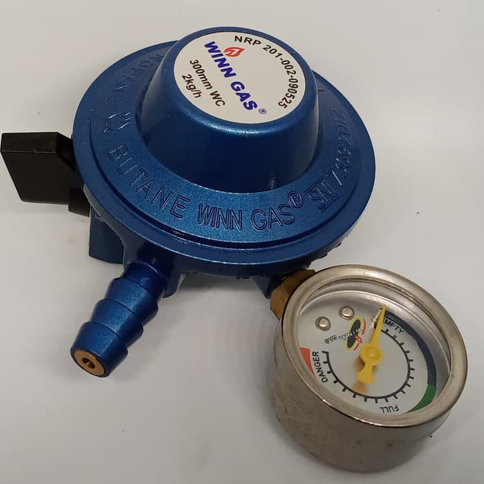 Regulator Gas Winn Gas W688M + Indikator Meter Meteran Win Gas Kompor