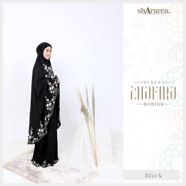 Zafira Mukena Bordir By Shararea Ready Army