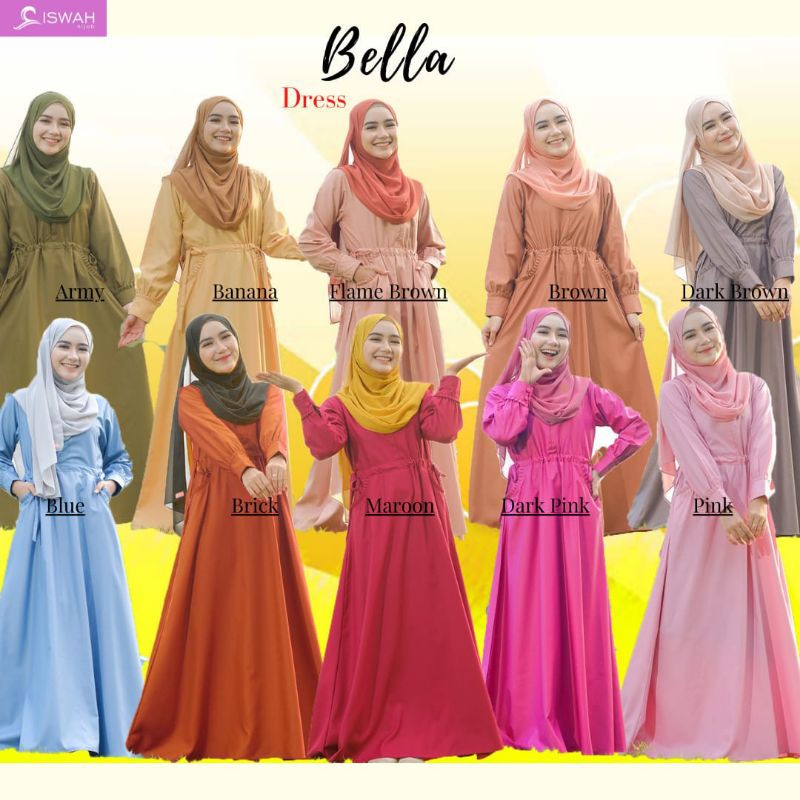 Bella Dress By Iswah Hijab