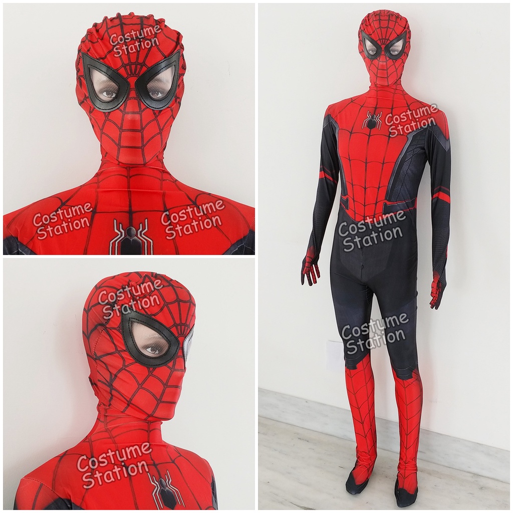 Kostum Spiderman Far From Home / Costume Superhero Marvel pria dewasa