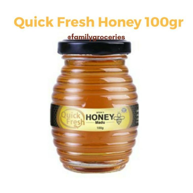 

[KODE BARANG 6383] Quick Fresh Honey | Madu Quick Fresh 100 gr (Jar Kaca)
