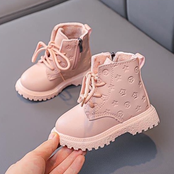 PROMO 12.12 PUNCAK Okaybaby B125 Sepatu Boot Marting Anak Laki-laki/Perempuan IMPORT (FREE BOX) Termurah Fahion Sepatu Sendal Import Terbaru Kekinian