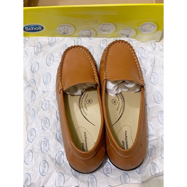 Sepatu Kulit Leather Shoes Scholl Katty LC 002