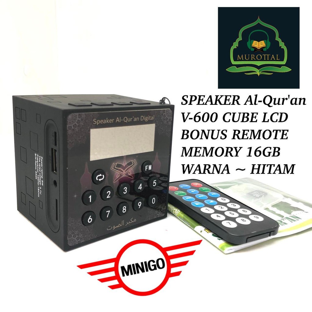 SPEAKER ALQURAN MUROTTAL AL QURAN FREE MEMORY 16 GB Speaker Alqur'an isi ayat2 alqur'an 30 juz