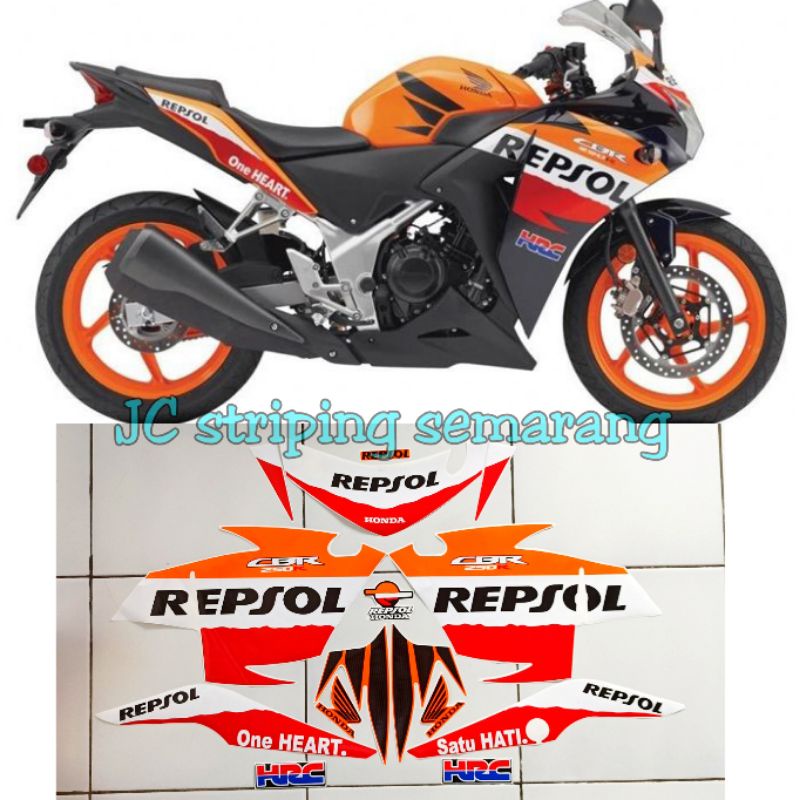 striping cbr 250 cbu 2012 repsol