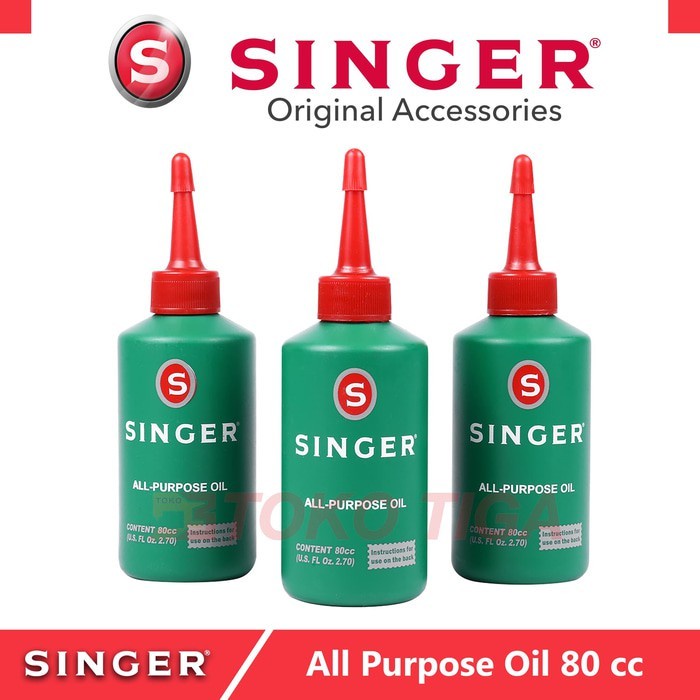 SINGER Minyak Pelumas Oli Serbaguna Isi 80cc ALL Purpose