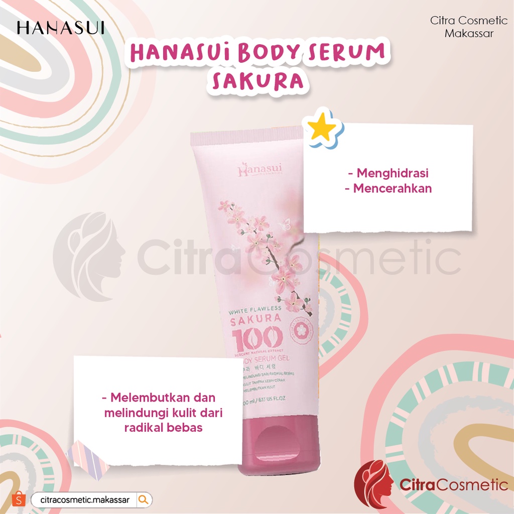 Hanasui Body Serum Gel 200Ml