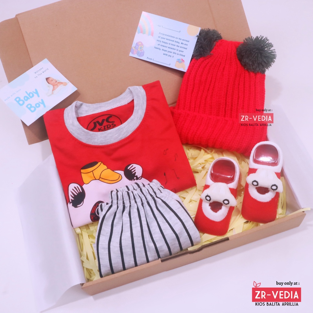 [GALASKY] Hampers Set Baby Boy 3-24 Month / Kado Lahiran Hadiah Bayi Laki-Laki Bulan New Born Gift Setel