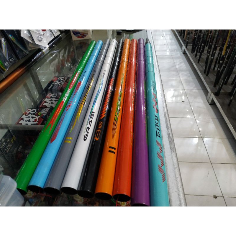 Joran Tegek 6,3 M 5,4 M Import Giant Flag / Mini Flag Tongkat Bendera Kuat Tebal Joran Giant Flag