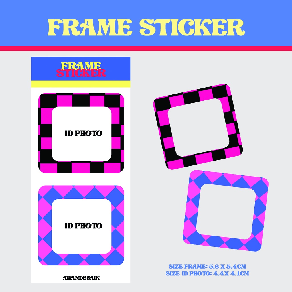 

FRAME STICKER GLITTER WATERPROOF