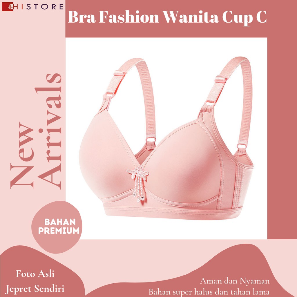 [HI] Bra BH JUMBO CUP C Fashion Wanita Bra wanita Premium Busa Tipis Tanpa Kawat Sangat Nyaman 201