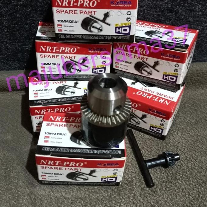 KEPALA BOR 10MM APEX / NORITA DERAT SUPER BAGUS DRILL CHUCK KEY BOR