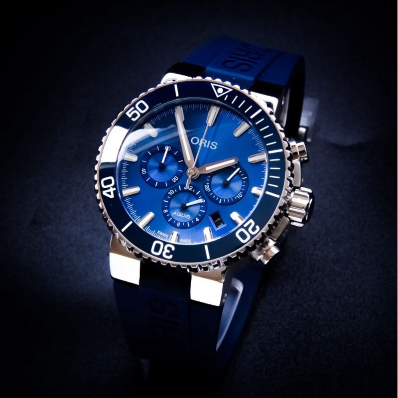 JAM TANGAN MEREK ORIS AQUIS PRIA RUBBER