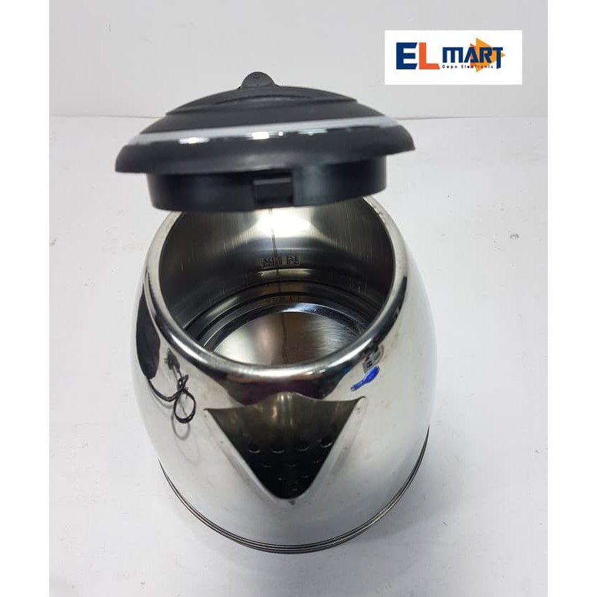 QQ electric kettle QK 158/teko ceret listrik 1,5L stainless murah QQ158 kettle listrik