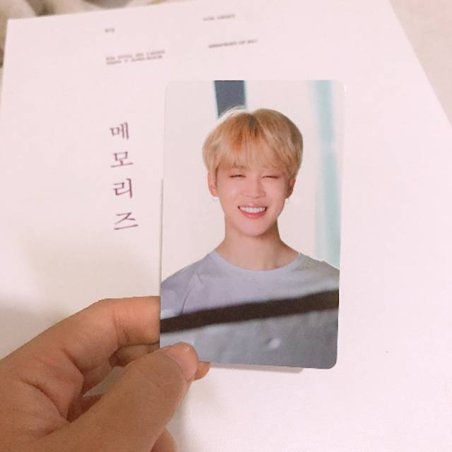 Photocard Jimin BTS Memories 2017