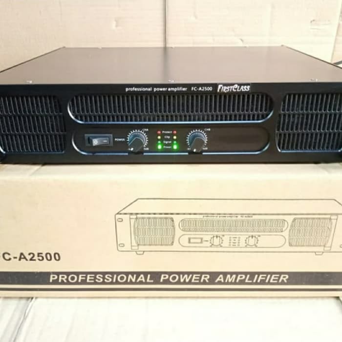 power ampli firstclass fc a2500 powered audio sound system original