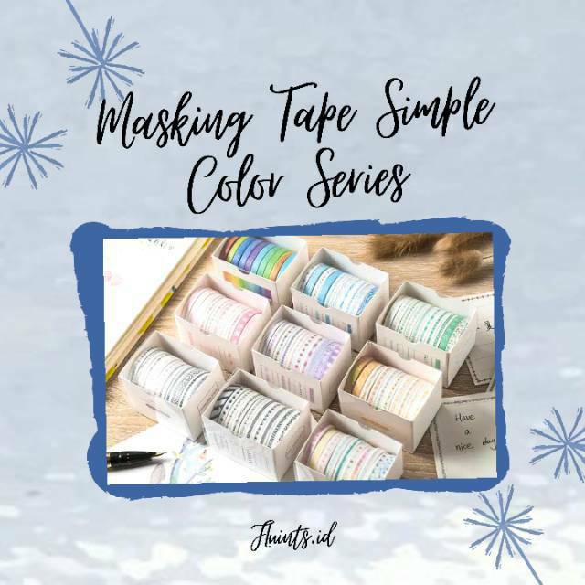 

Masking Tape Simple Color Series