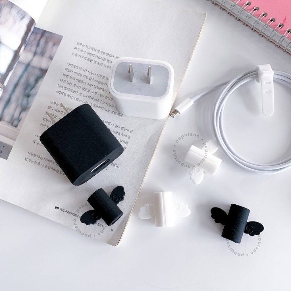 Pelindung Charger iPhone Kabel Casan Silicone Pelindung Cable Saver