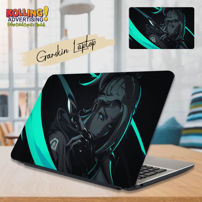 Bagus Garkin Laptop Jett Valorant Skin Laptop Stiker Laptop Terlaris