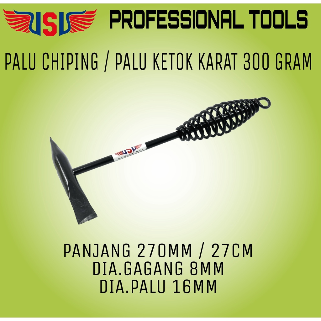 VSV Palu Ketok Karat Las 300gr Palu Chiping Per Chipping Hammer