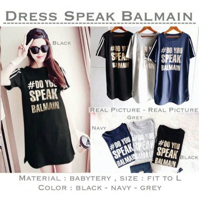 Dress speak balmain