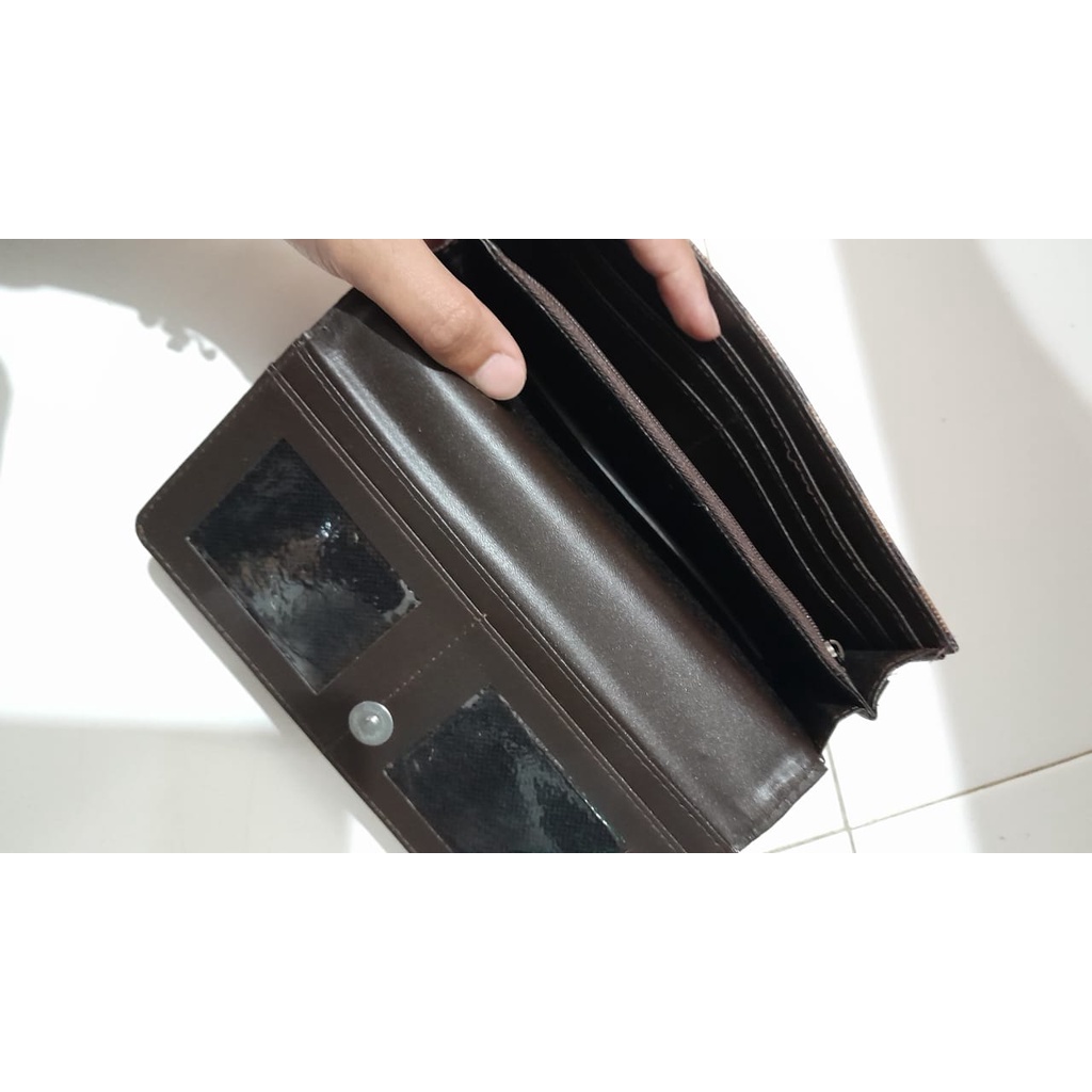 Dompet Lipat kipas ada slot kartu foto koin HP max 5in dan slot uang kertas 6120 THR