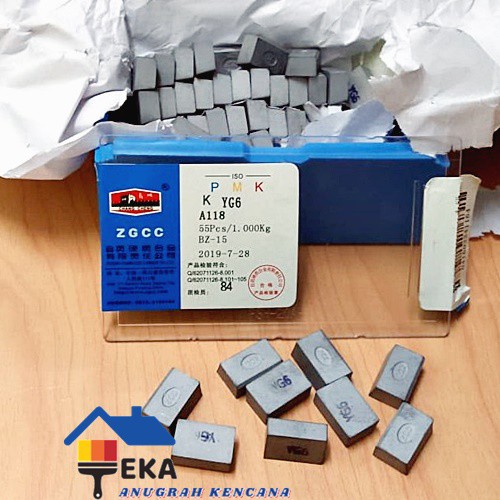 Cemented Carbide / Mata Widia / Batu Widia / Betel Widia A118 A 118 TERMURAH EKA