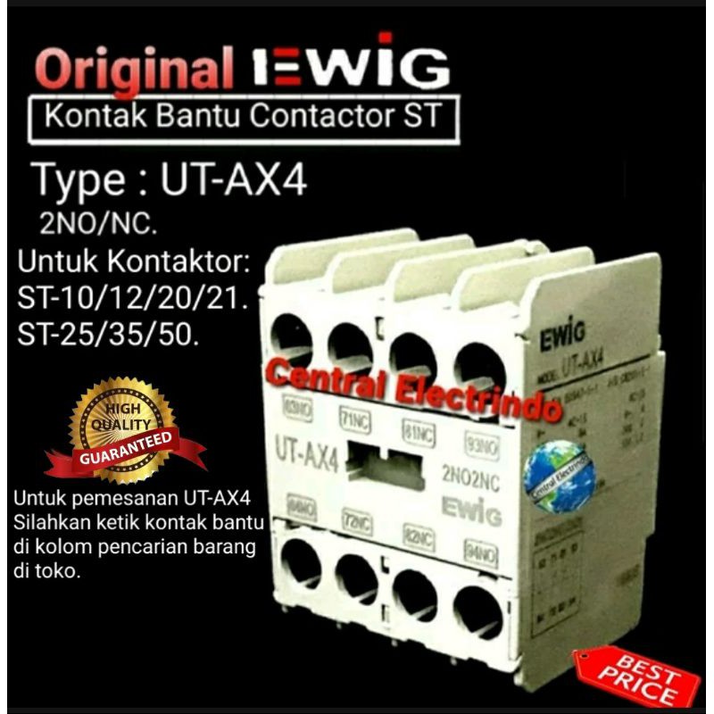 Kontaktor Contactor ST-10 AC 220V EWIG.