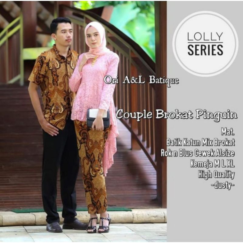 COUPLE BROKAT KEBAYA ,COUPLE LOLLY SERIES