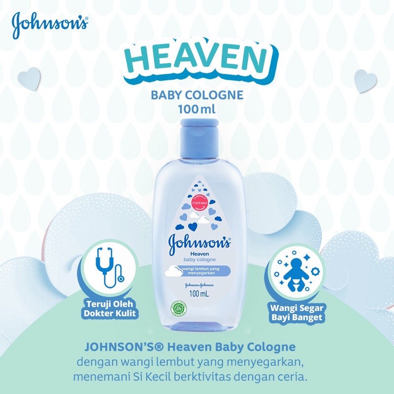 JOHNSON’S BABY COLOGNE HEAVEN / PARFUM BAYI DAN ANAK / MINYAK WANGI 100ml